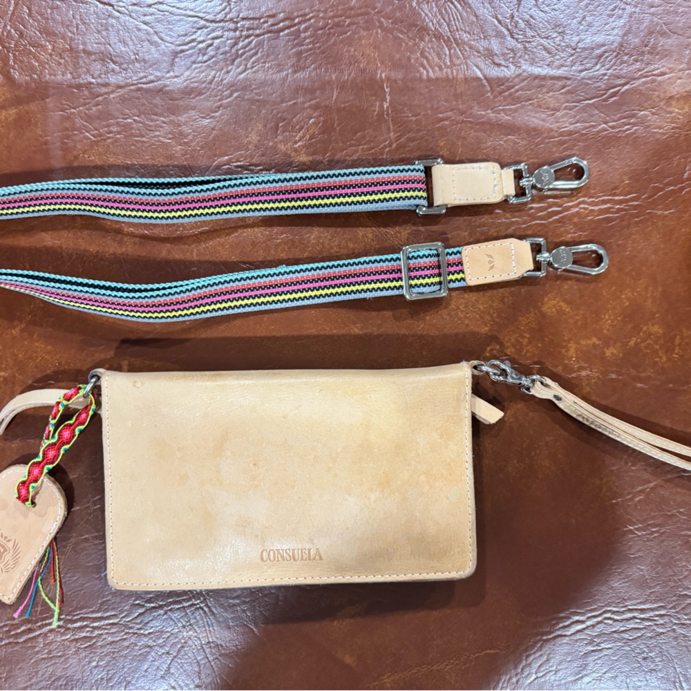 Consuela Diego UptownCrossbody Bag with Multicolor Strap